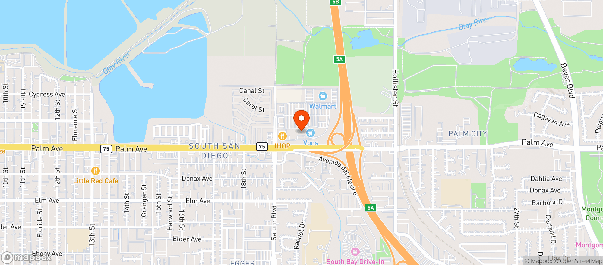 Map showing Gnc