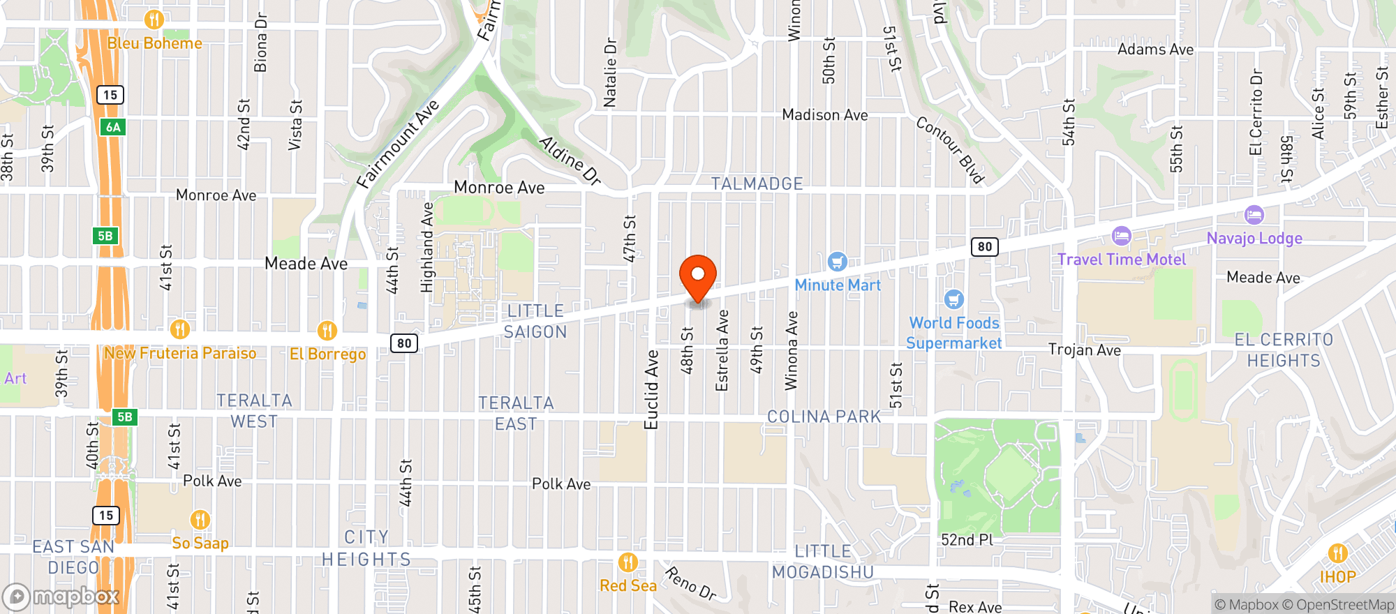 Map showing Discount Liquor