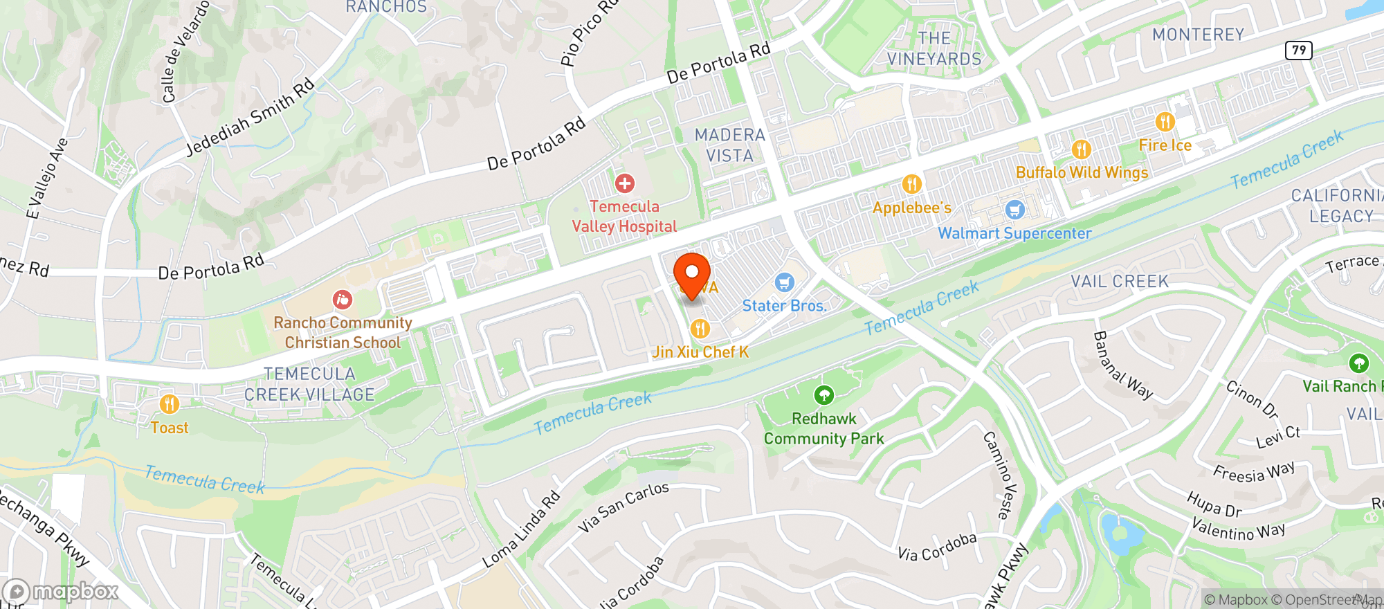Map showing Smoke Shop