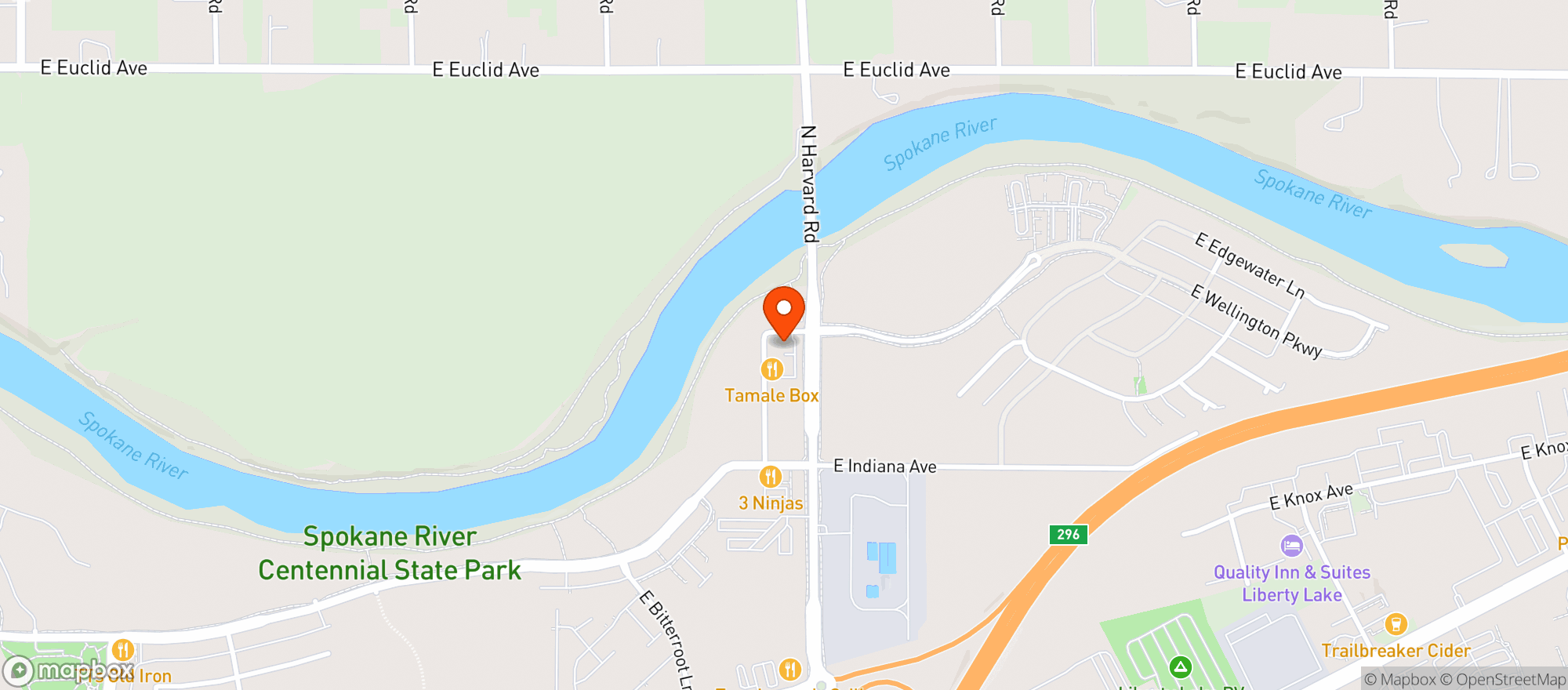 Map showing Emrys Beer & Mead Works