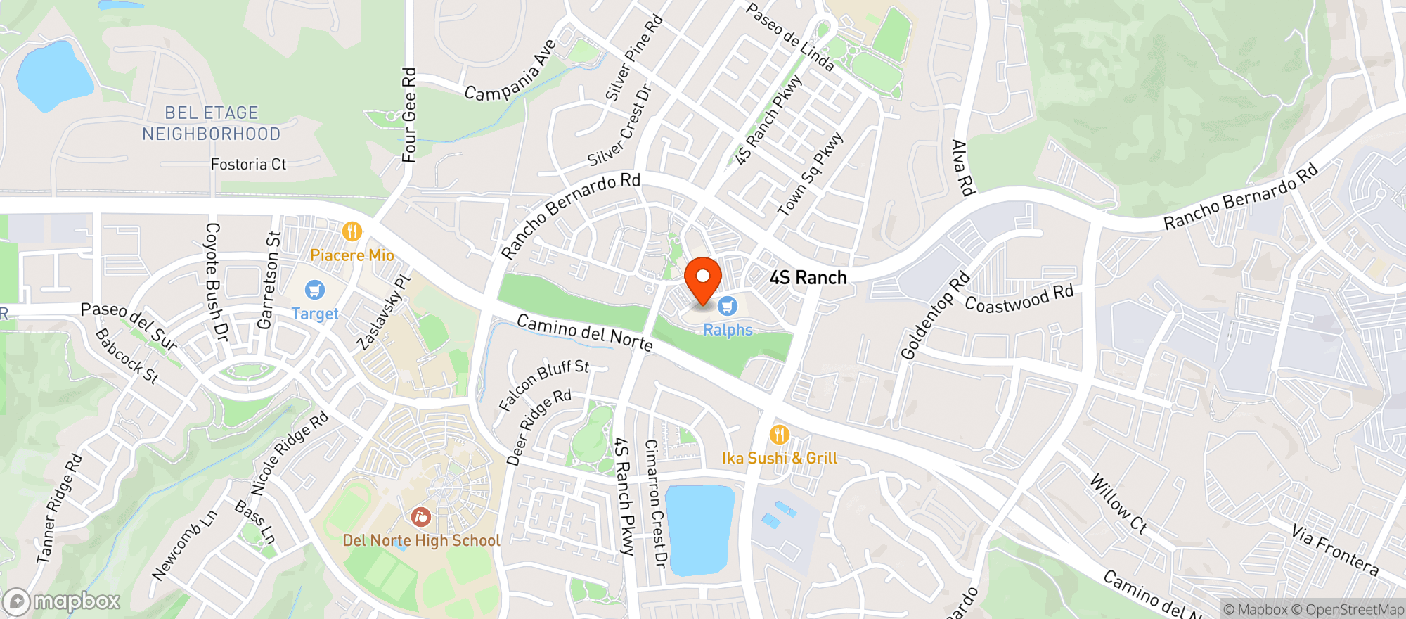Map showing Jimbo's Naturally - Jimbos Naturally (4S Ranch) - 00813004