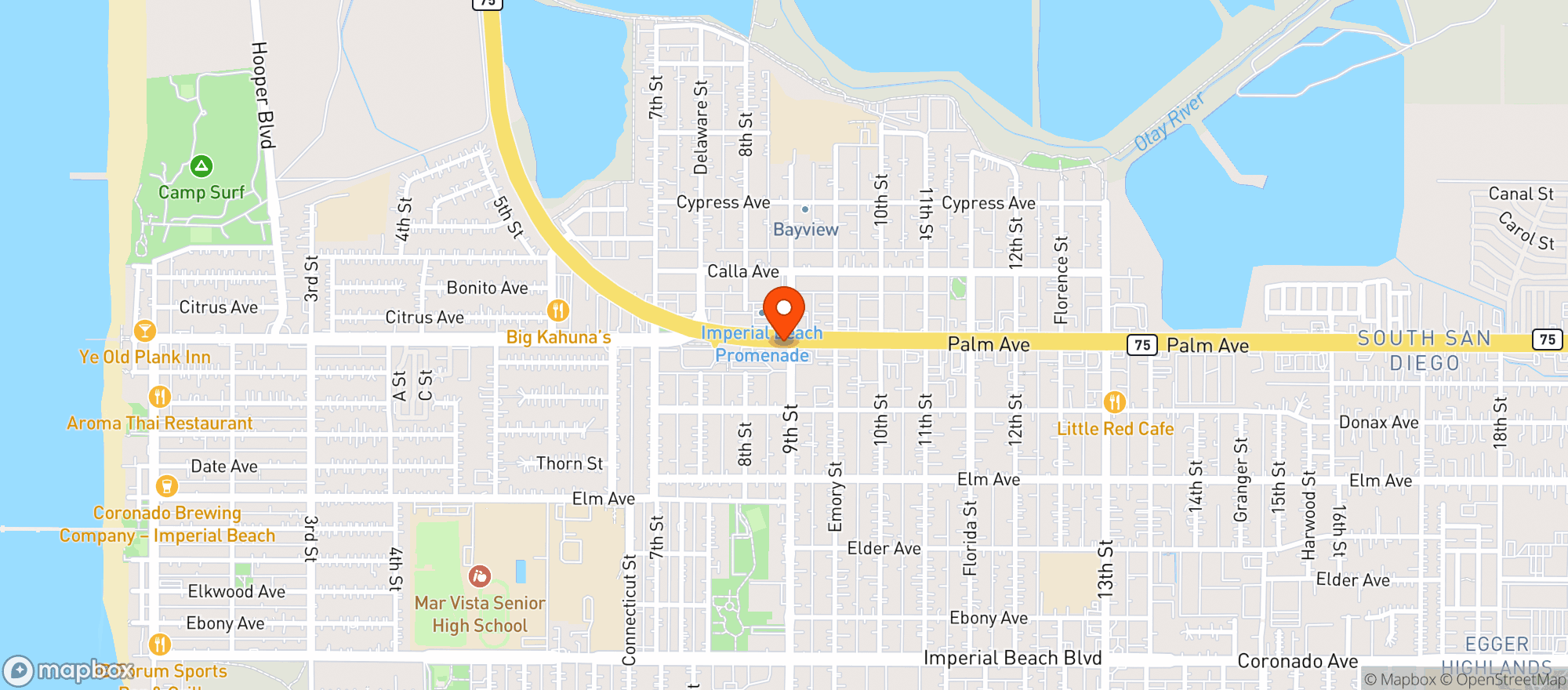 Map showing Grocery Outlet #288