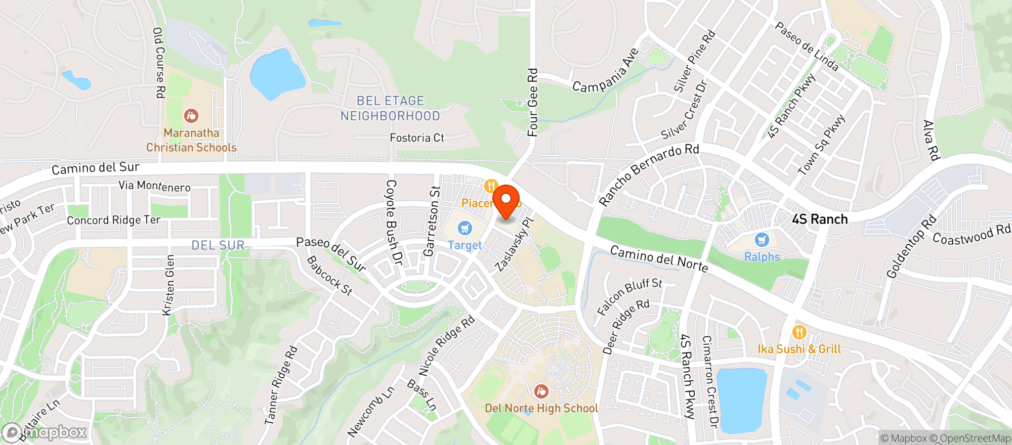 Map showing Sprouts Farmers Market
