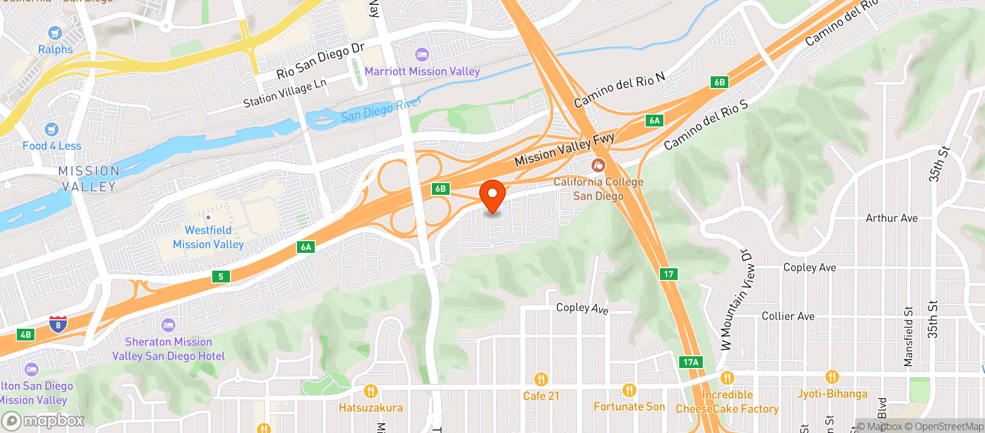 Map showing Buzz Cannabis