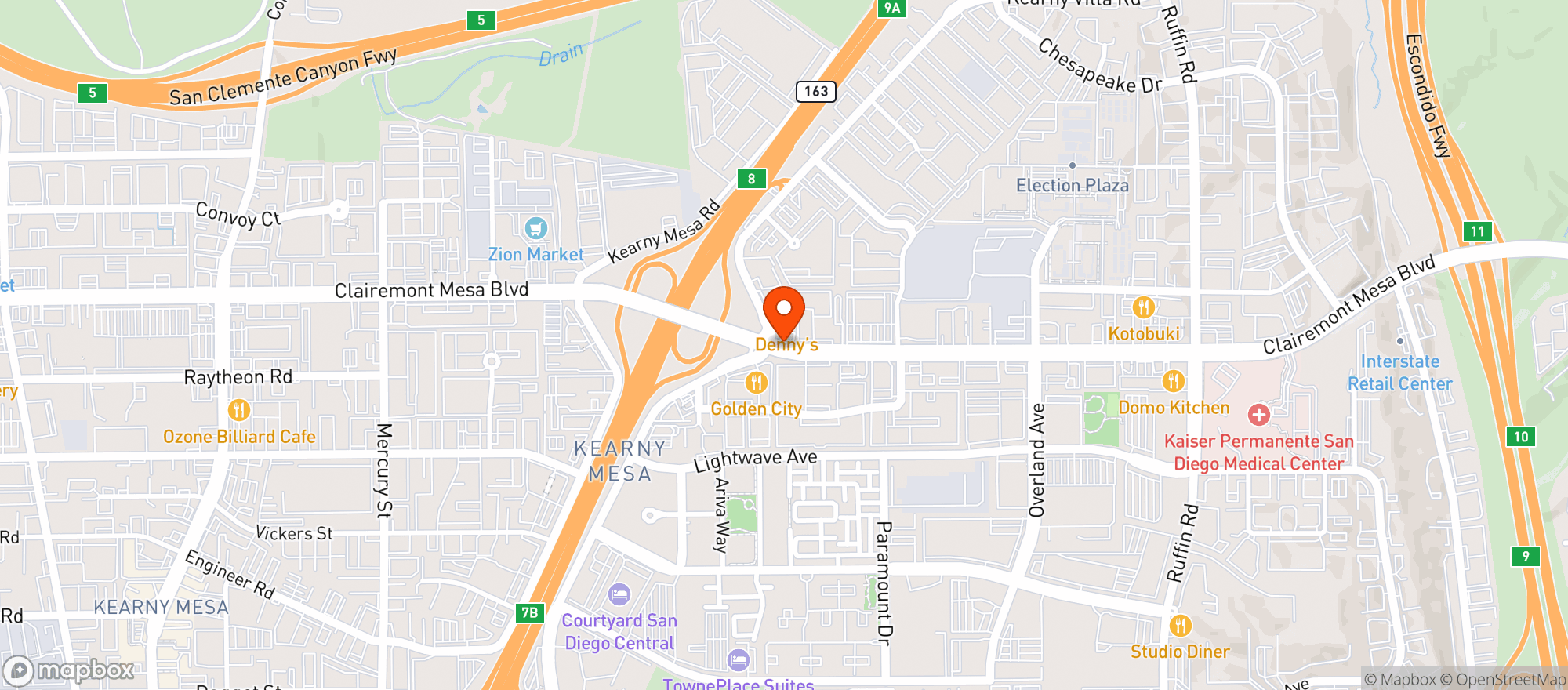 Map showing Ampm