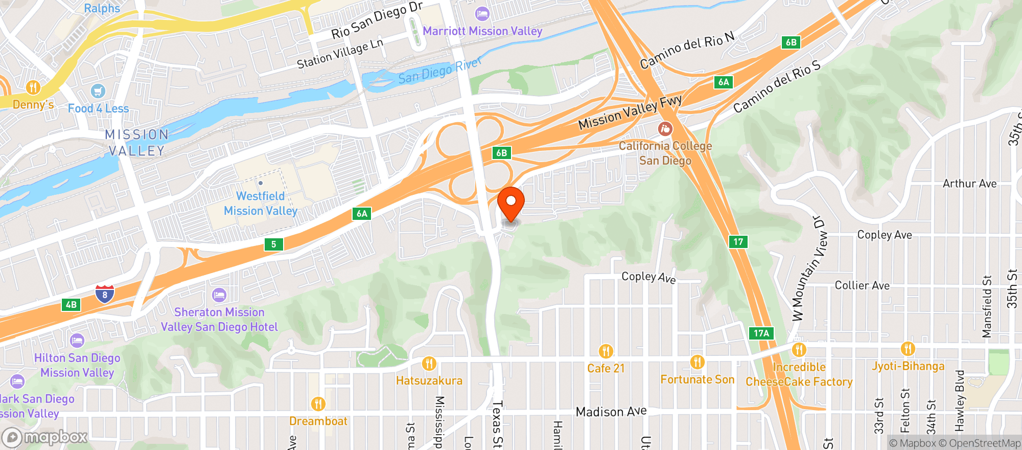 Map showing Bullys East