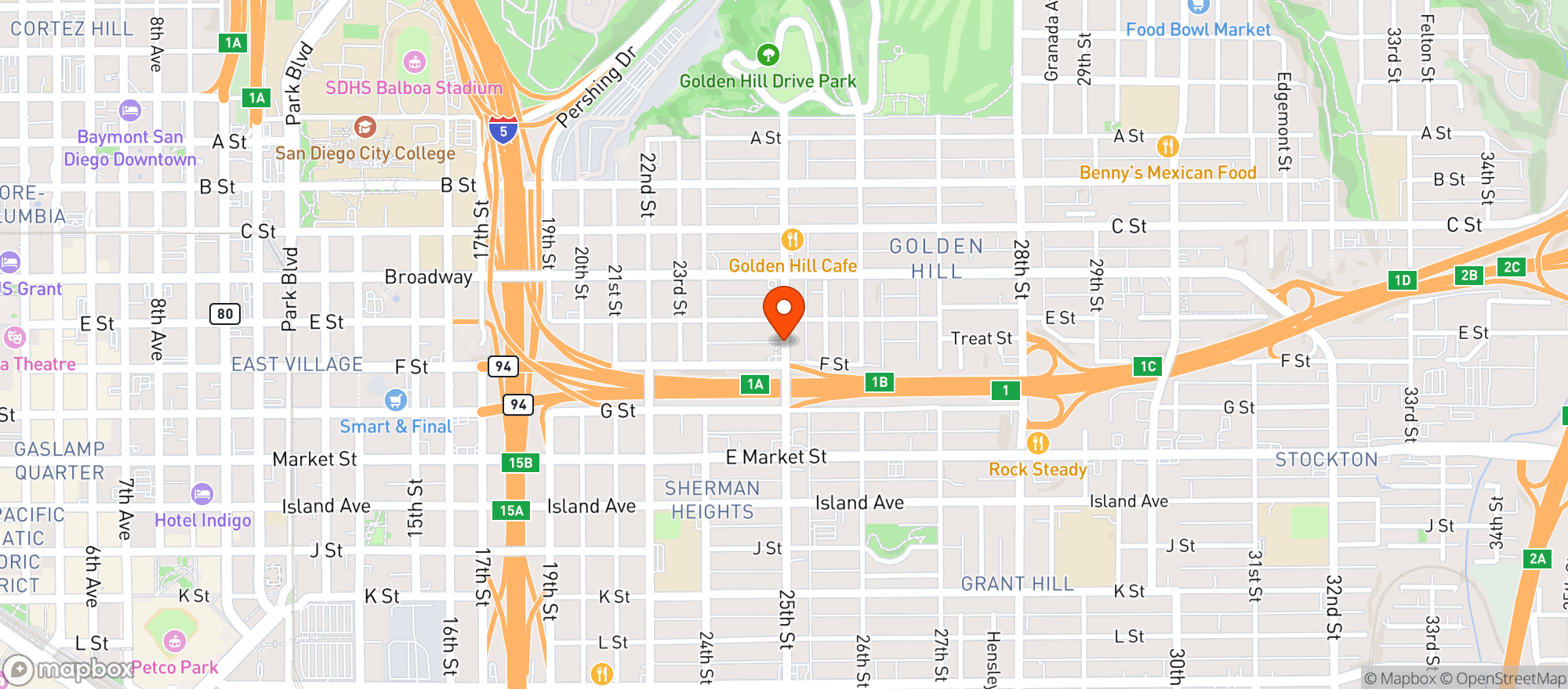 Map showing Counterpoint