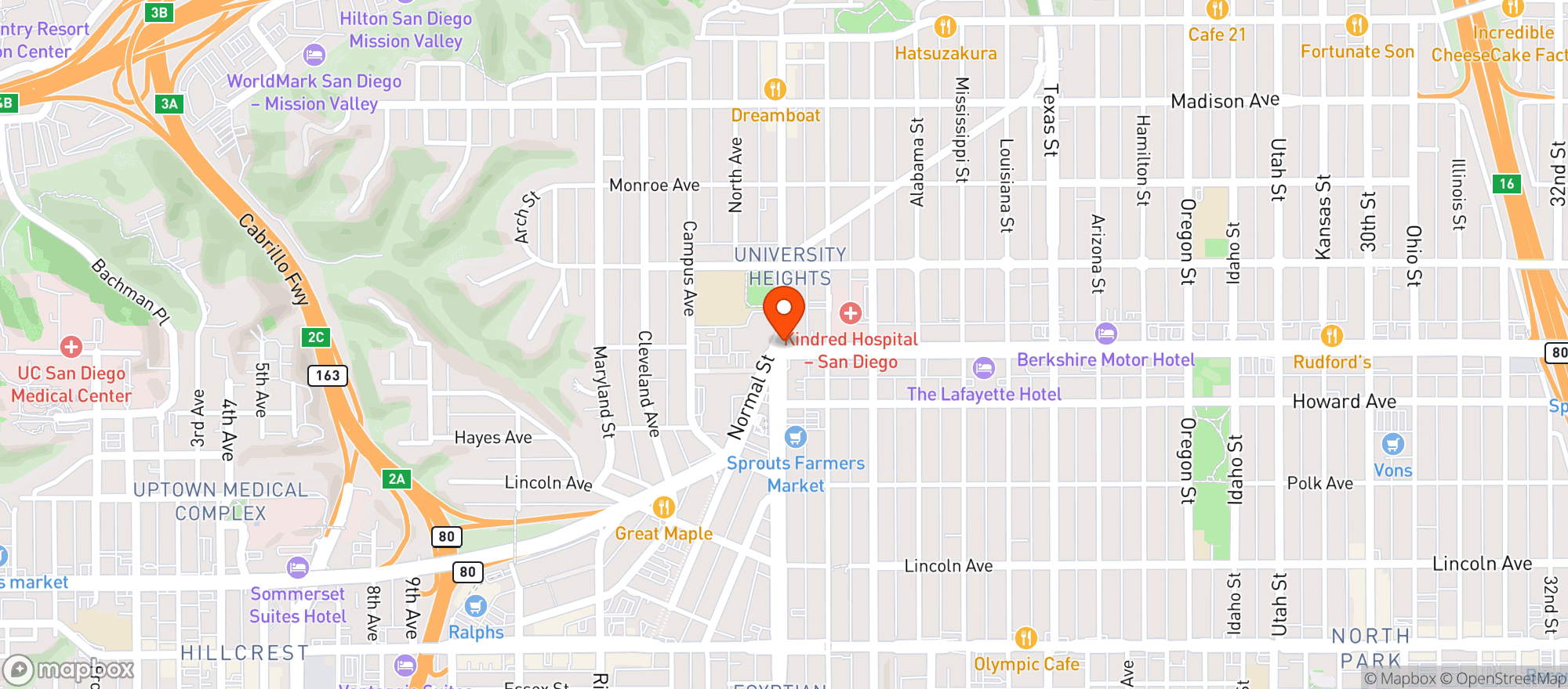 Map showing Cvs Pharmacy