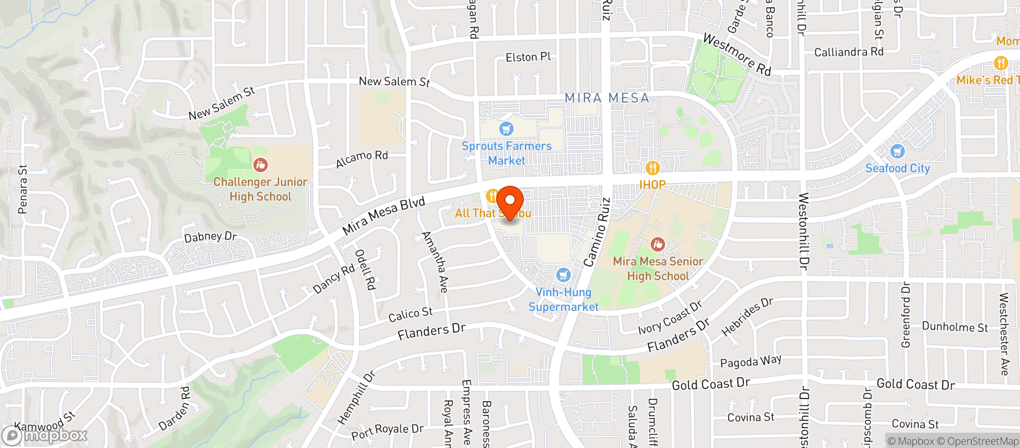 Map showing Grocery Outlet