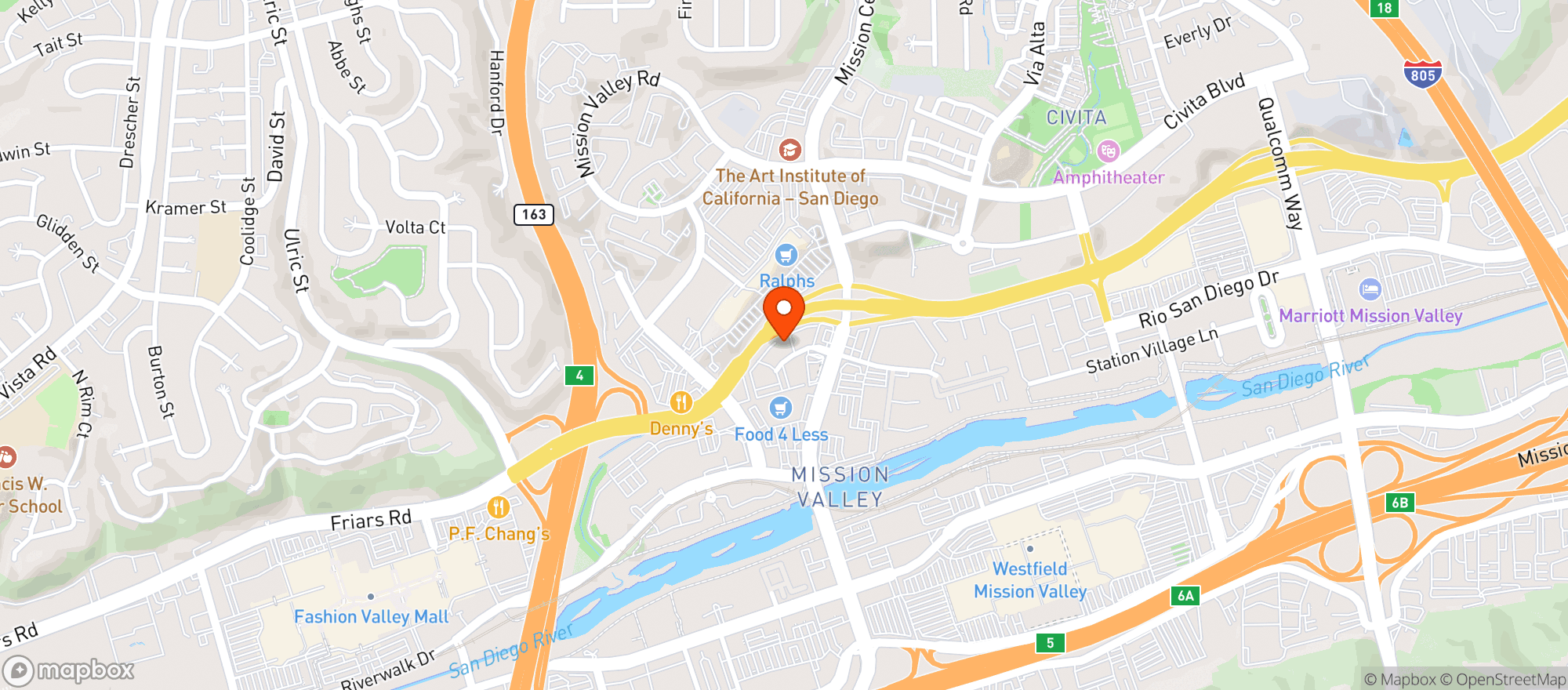 Map showing Cookies Fv