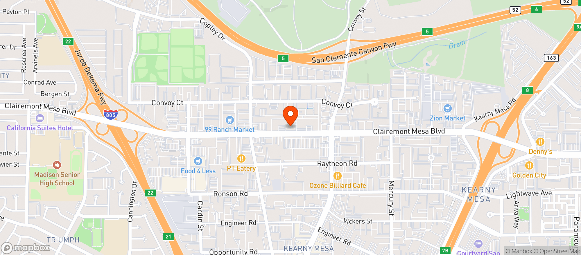 Map showing Kilowatt Brewing #1328308