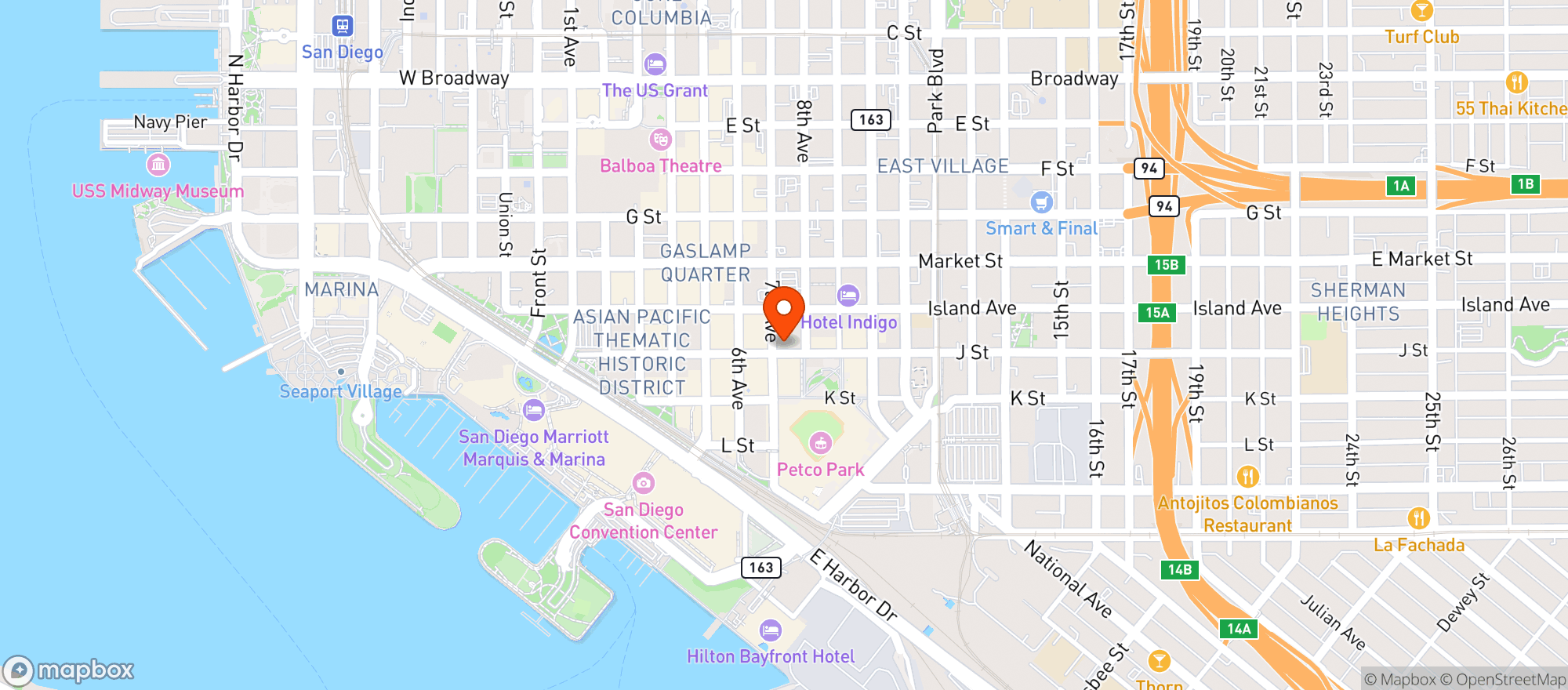 Map showing Arcade Monsters
