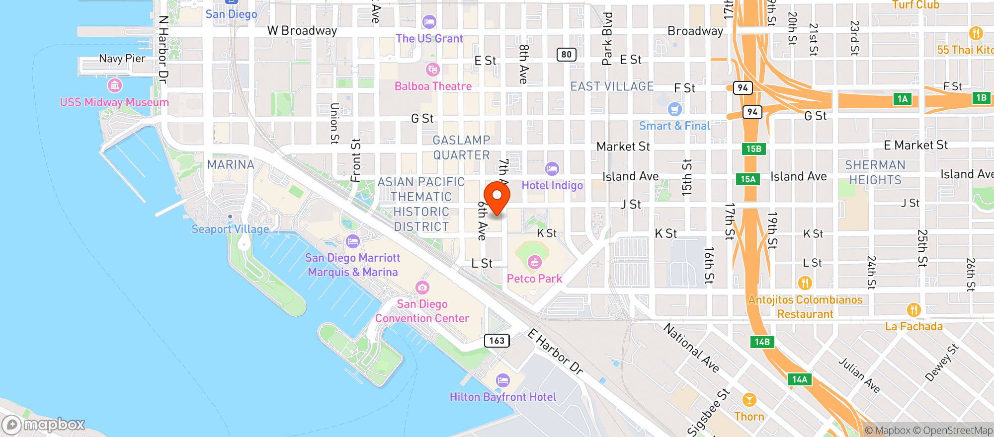 Map showing Moonshine Flats