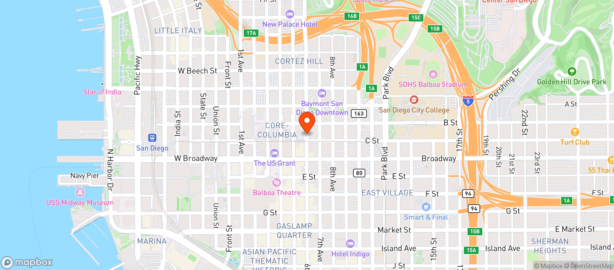 Map showing Stout Public House