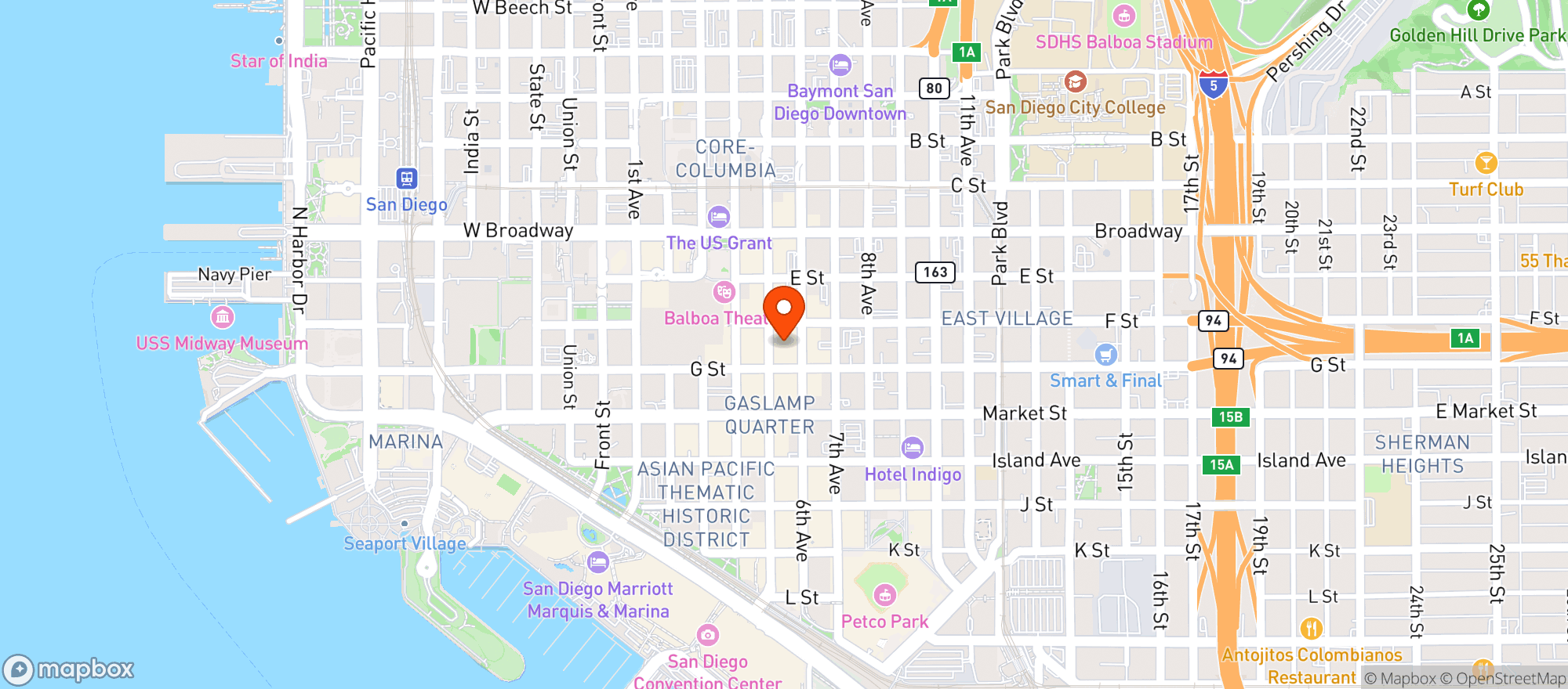 Map showing Ac Hotels By Marriott