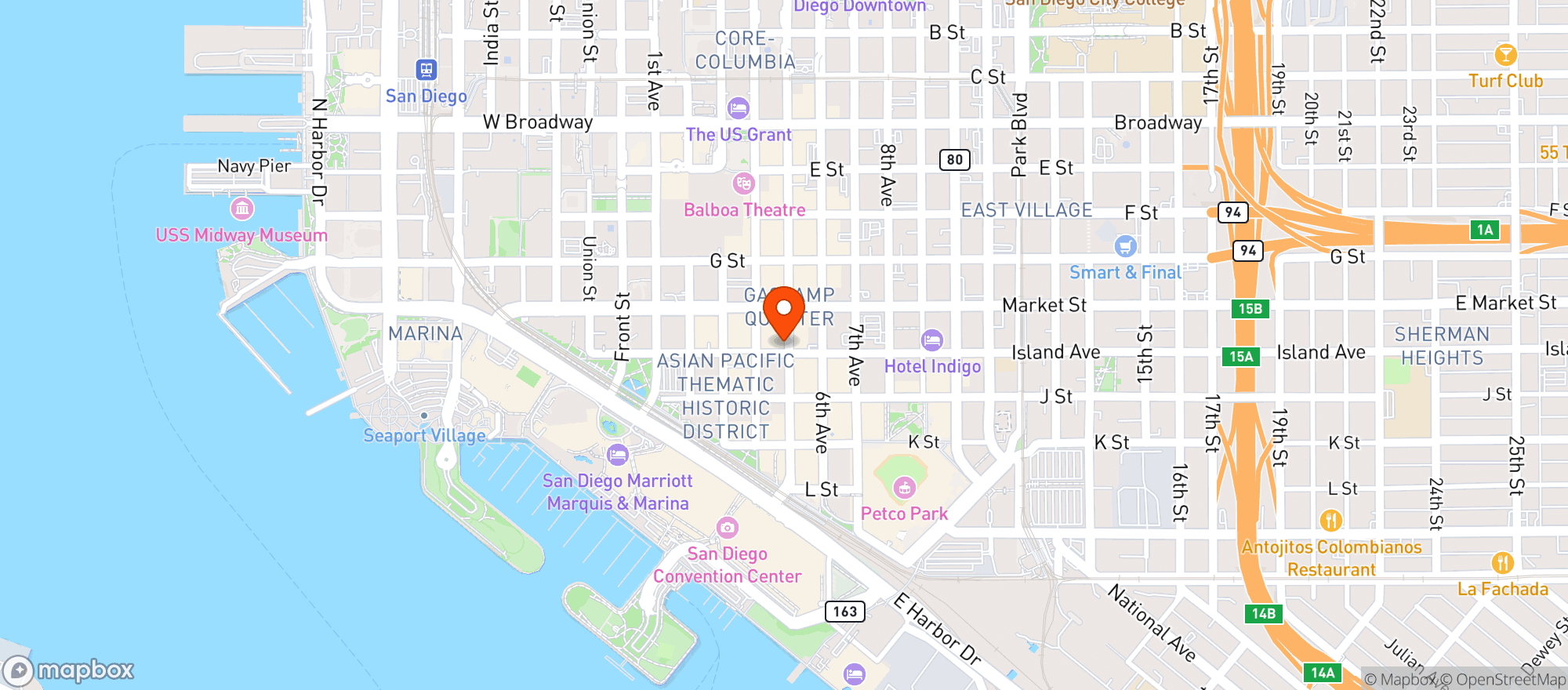 Map showing The Blarney Stone