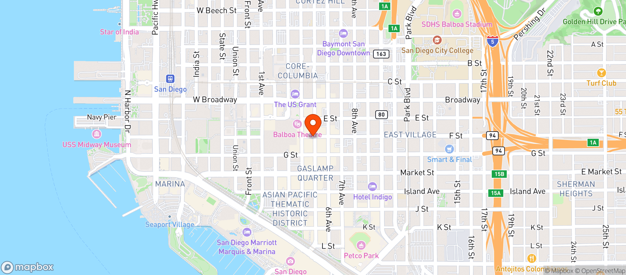 Map showing The Tipsy Crow