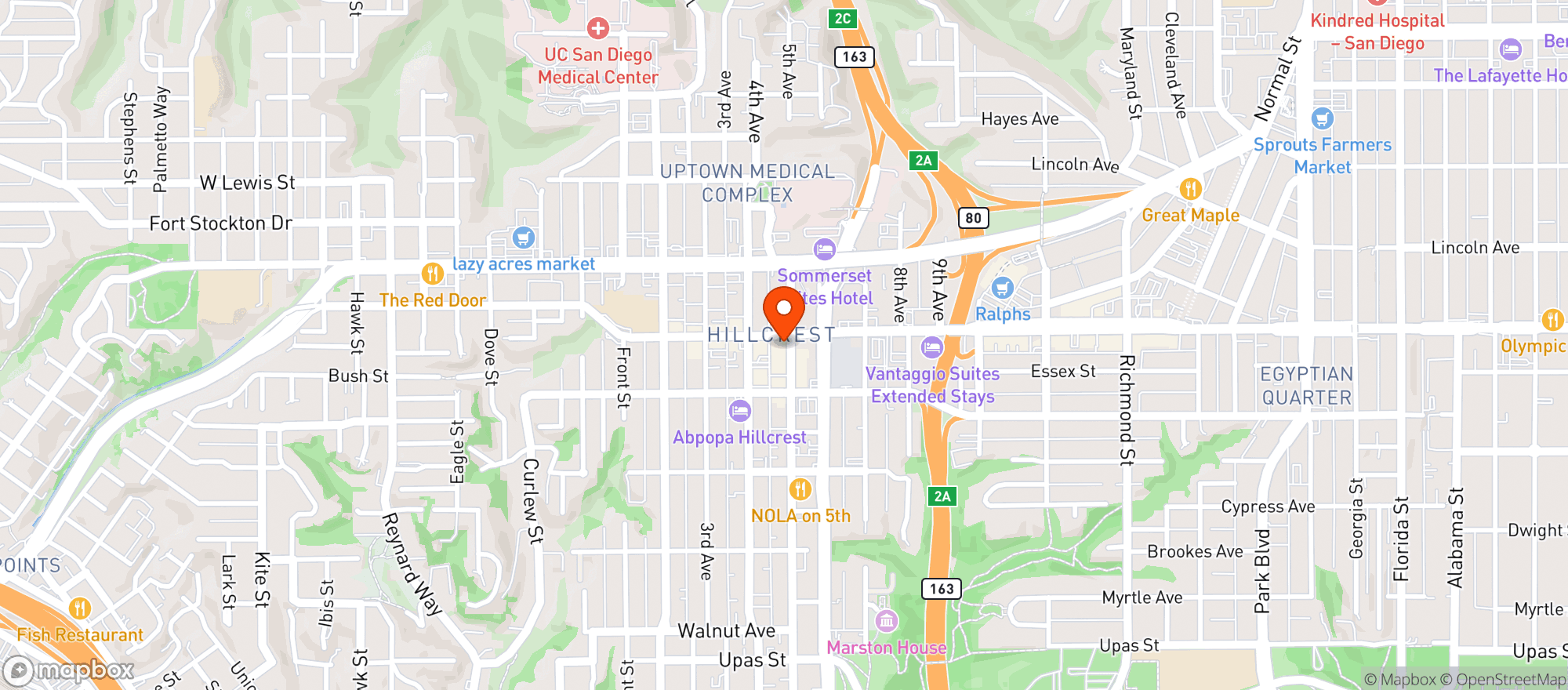 Map showing Ecstatic premium CBD Station