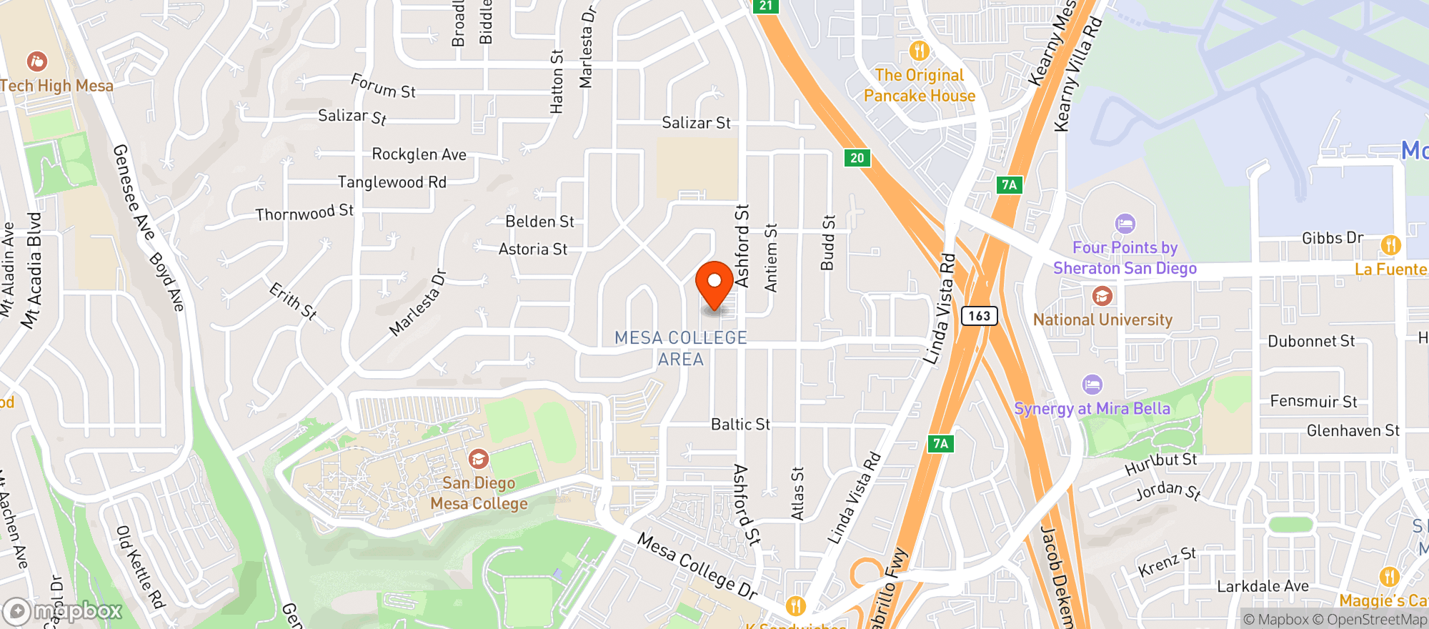 Map showing Home Bar Liquor