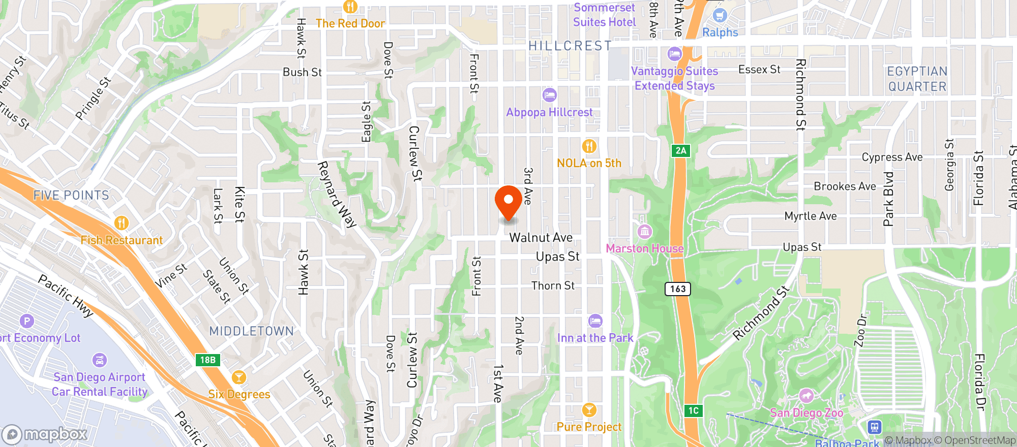 Map showing 7 Eleven #32606