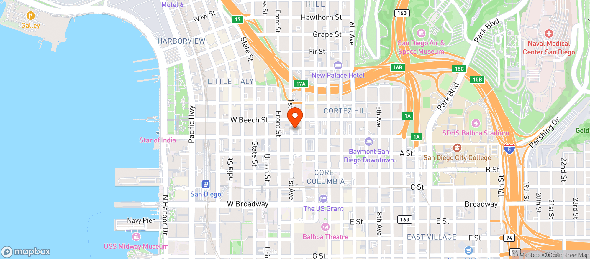 Map showing Mixon Thirty Three