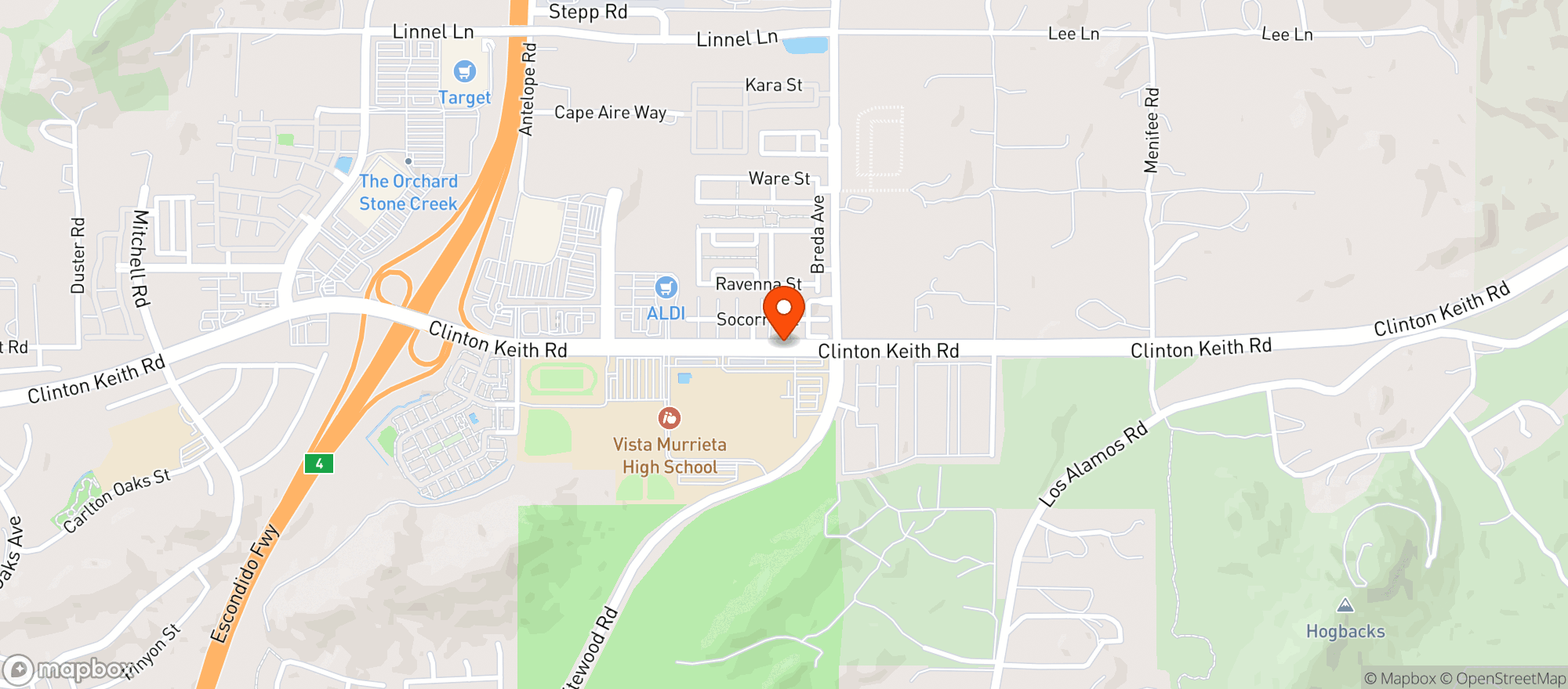Map showing VIBEZ SMOKE SHOP