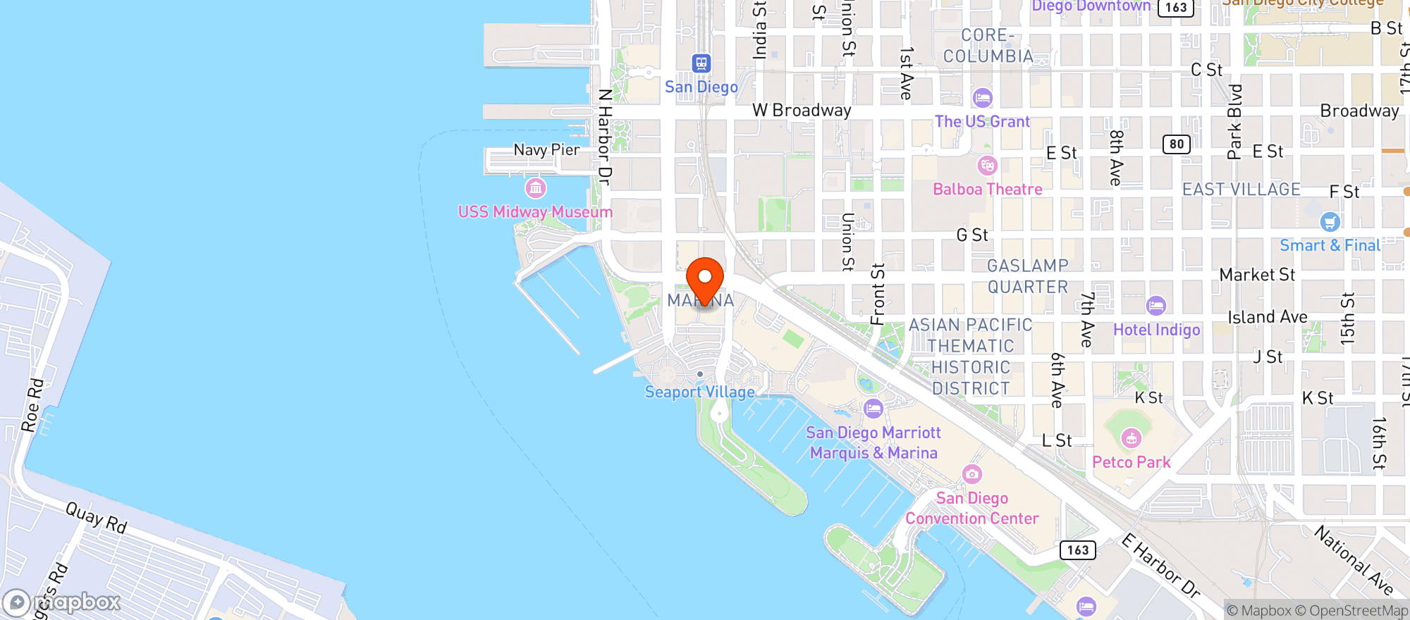 Map showing Eddie Vs