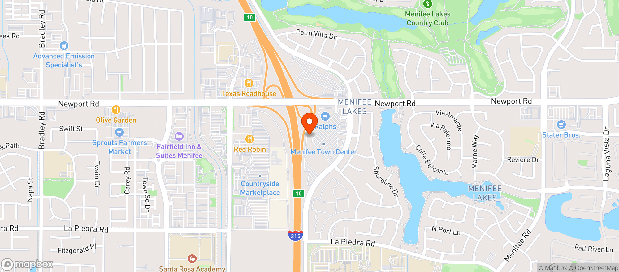Map showing Ralphs