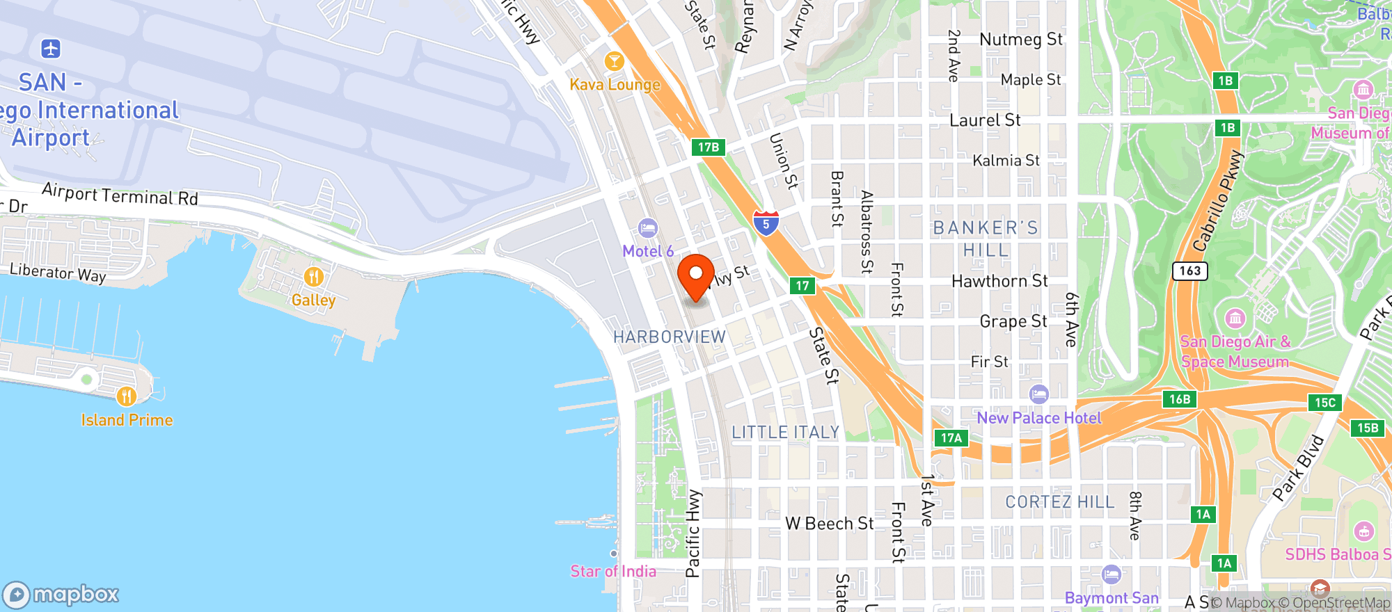 Map showing Slice House by Tony Gemignani
