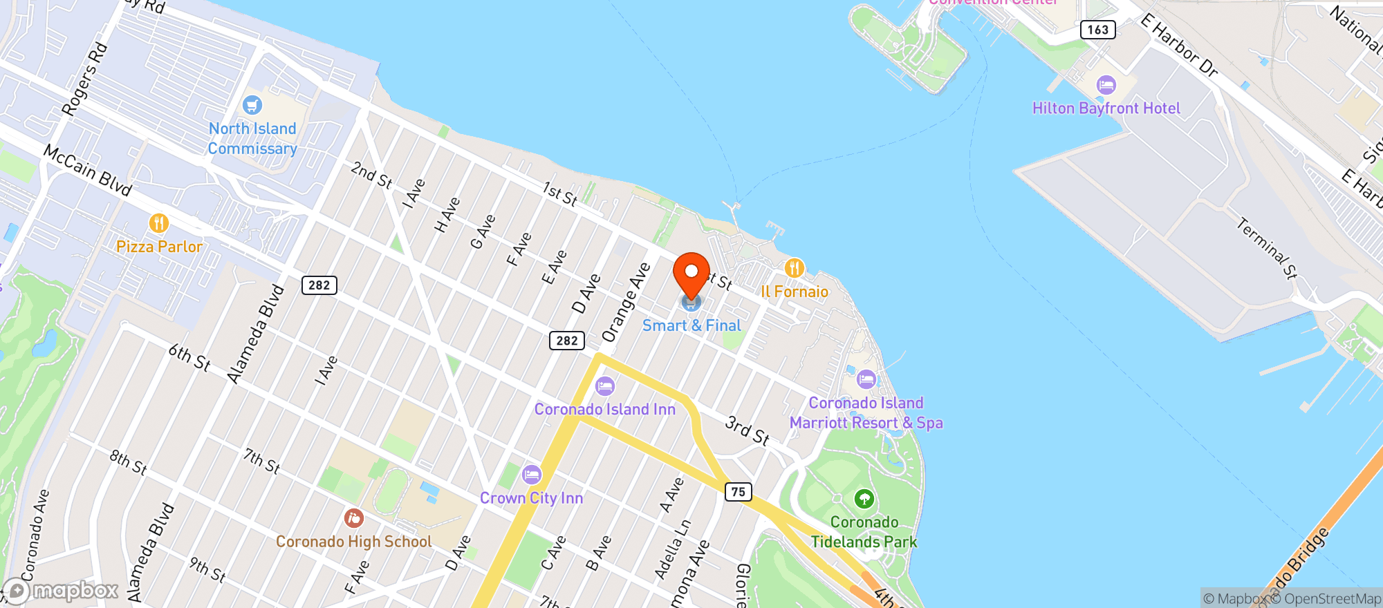 Map showing Smart & Final Extra