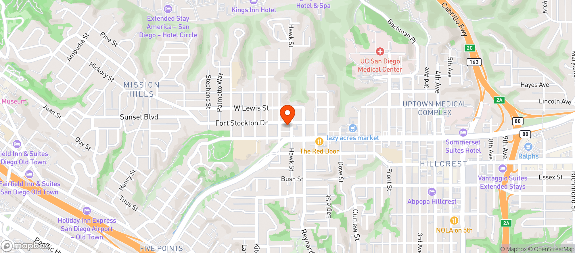 Map showing Fort Oak #1172826