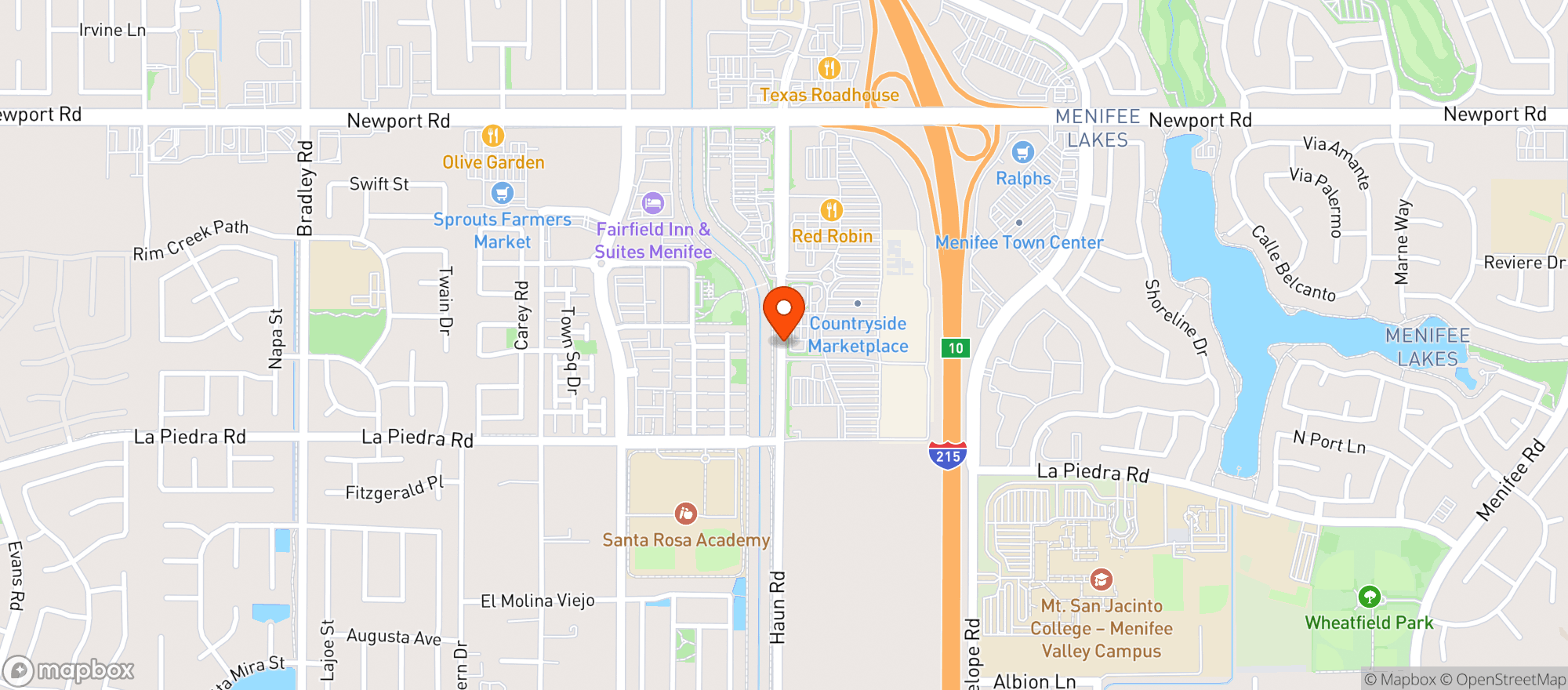 Map showing Supertarget