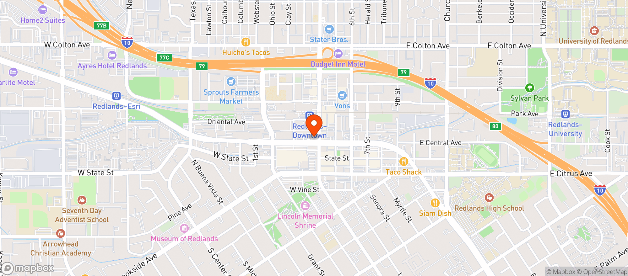 Map showing Finneys Crafthouse & Kitchen