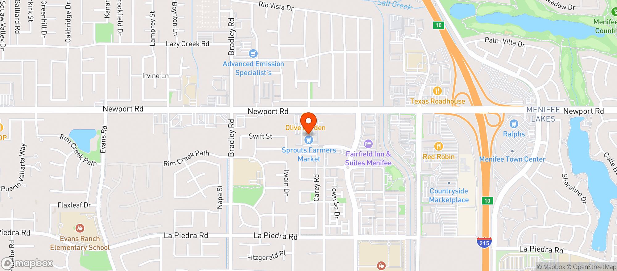 Map showing Sprouts Farmers Market