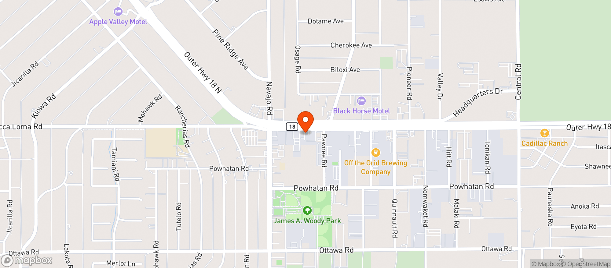 Map showing Bjs