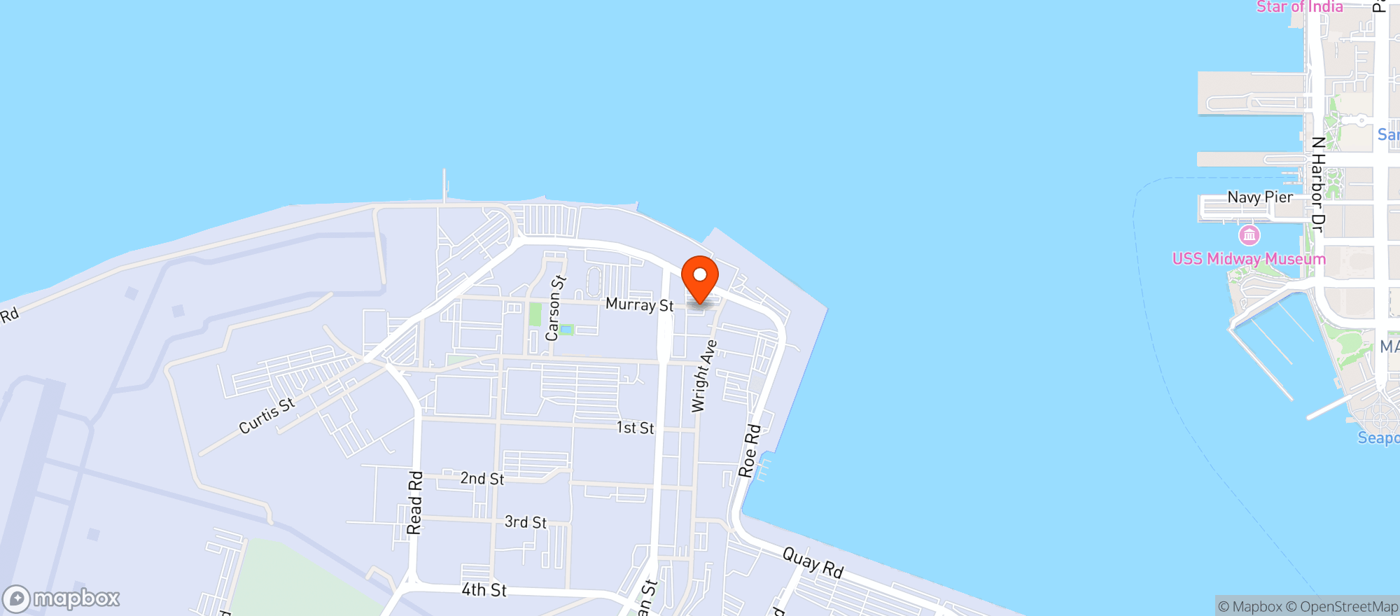 Map showing North Island Navy Excha #292