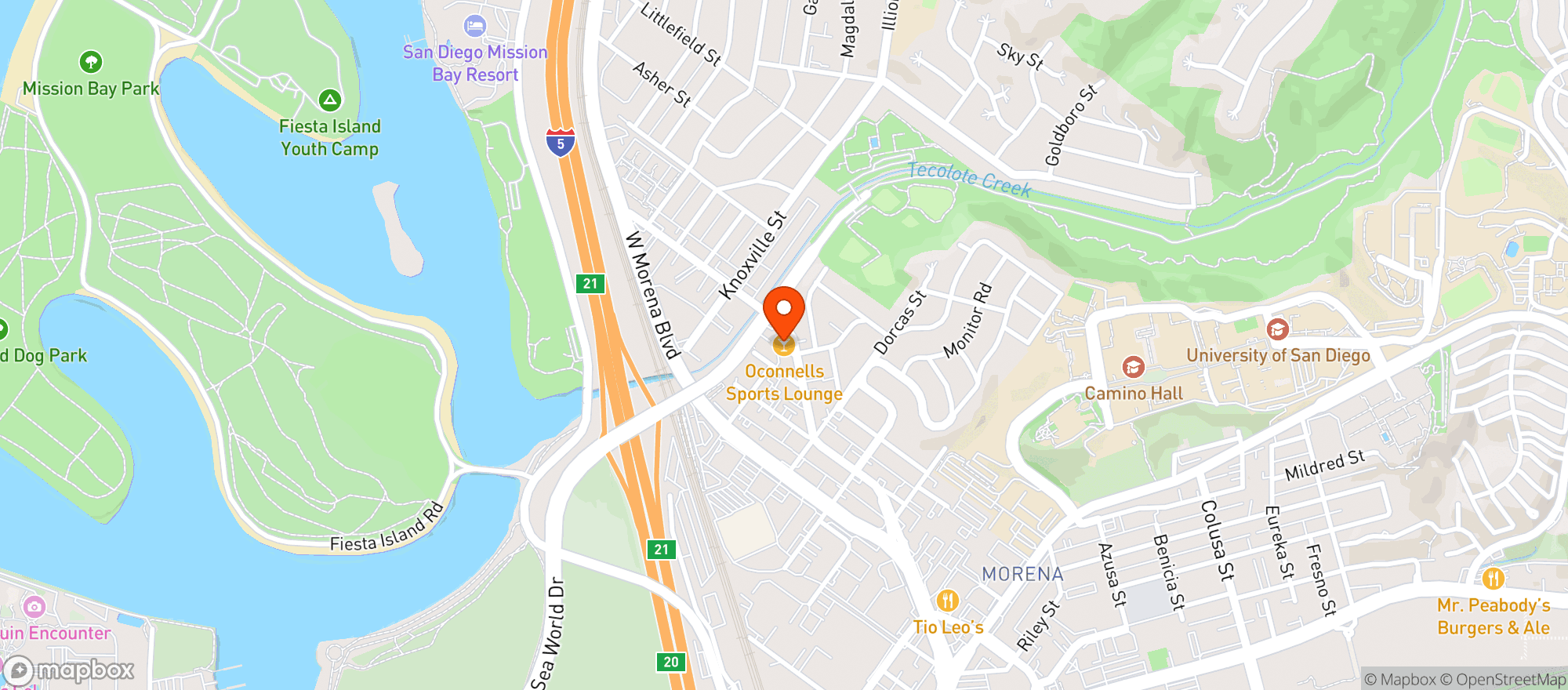 Map showing Sidecar The