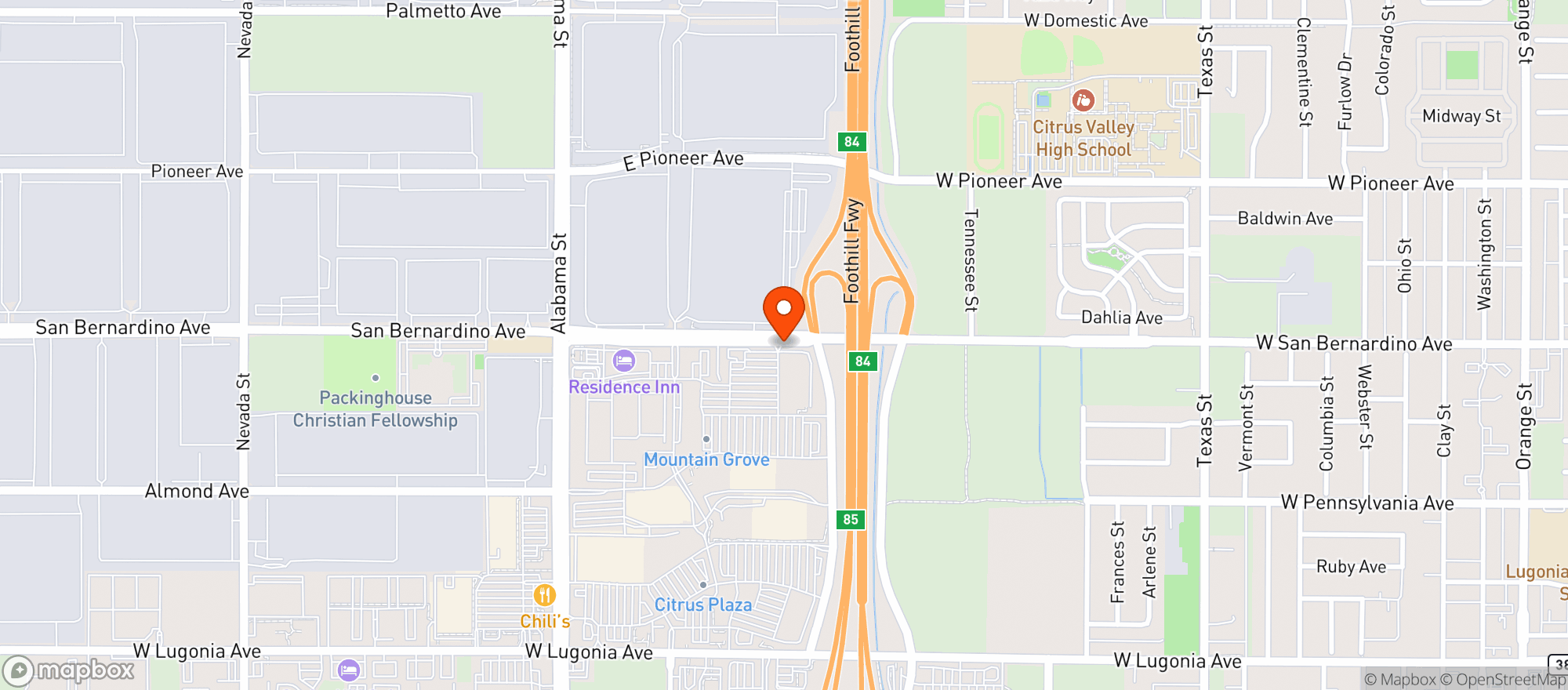 Map showing Total Wine & More