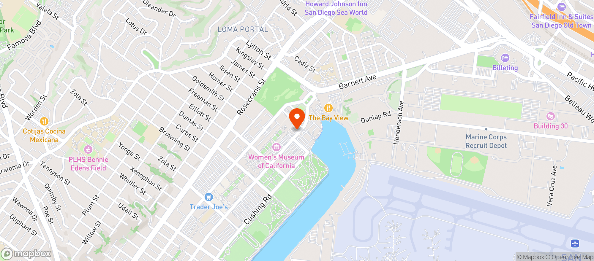 Map showing Liberty Public Market