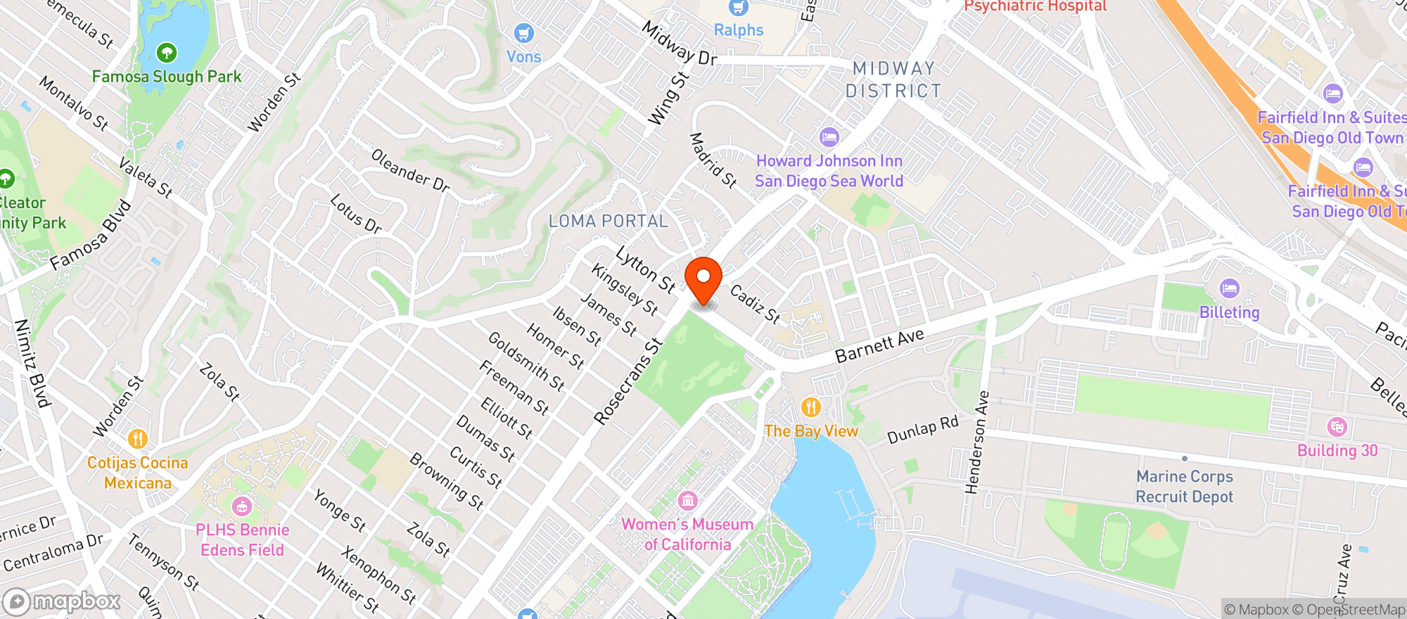 Map showing Ampm