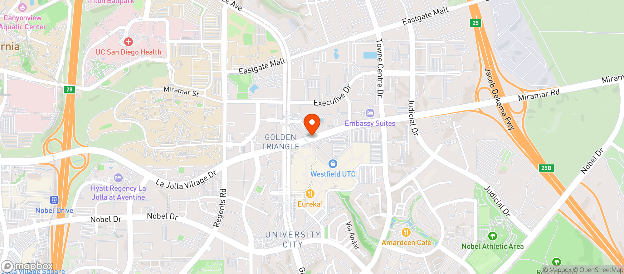 Map showing Red O