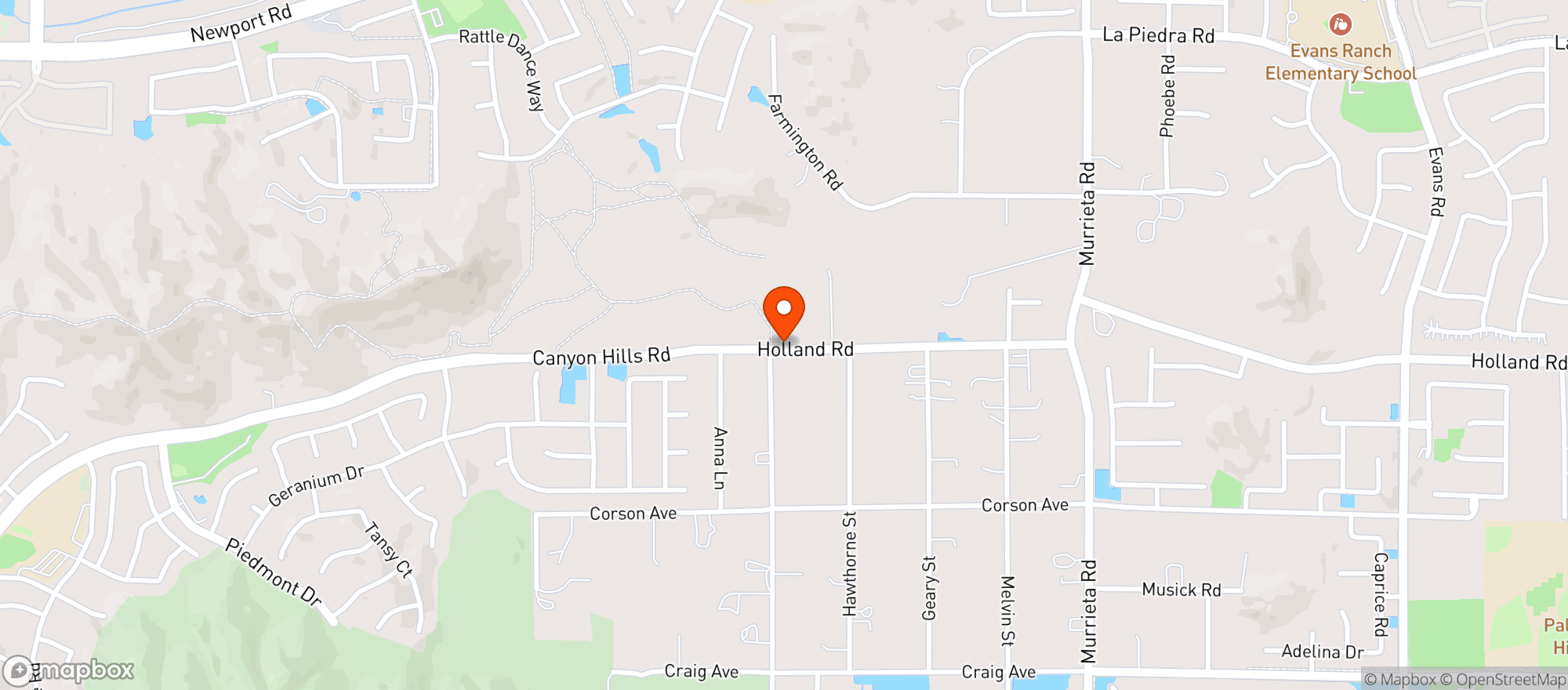 Map showing HIGH SENSES SMOKE SHOP