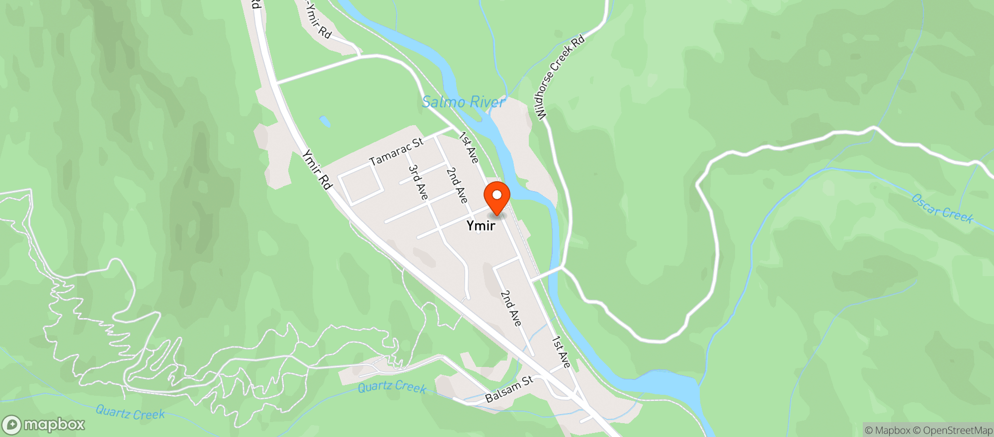 Map showing The Goods