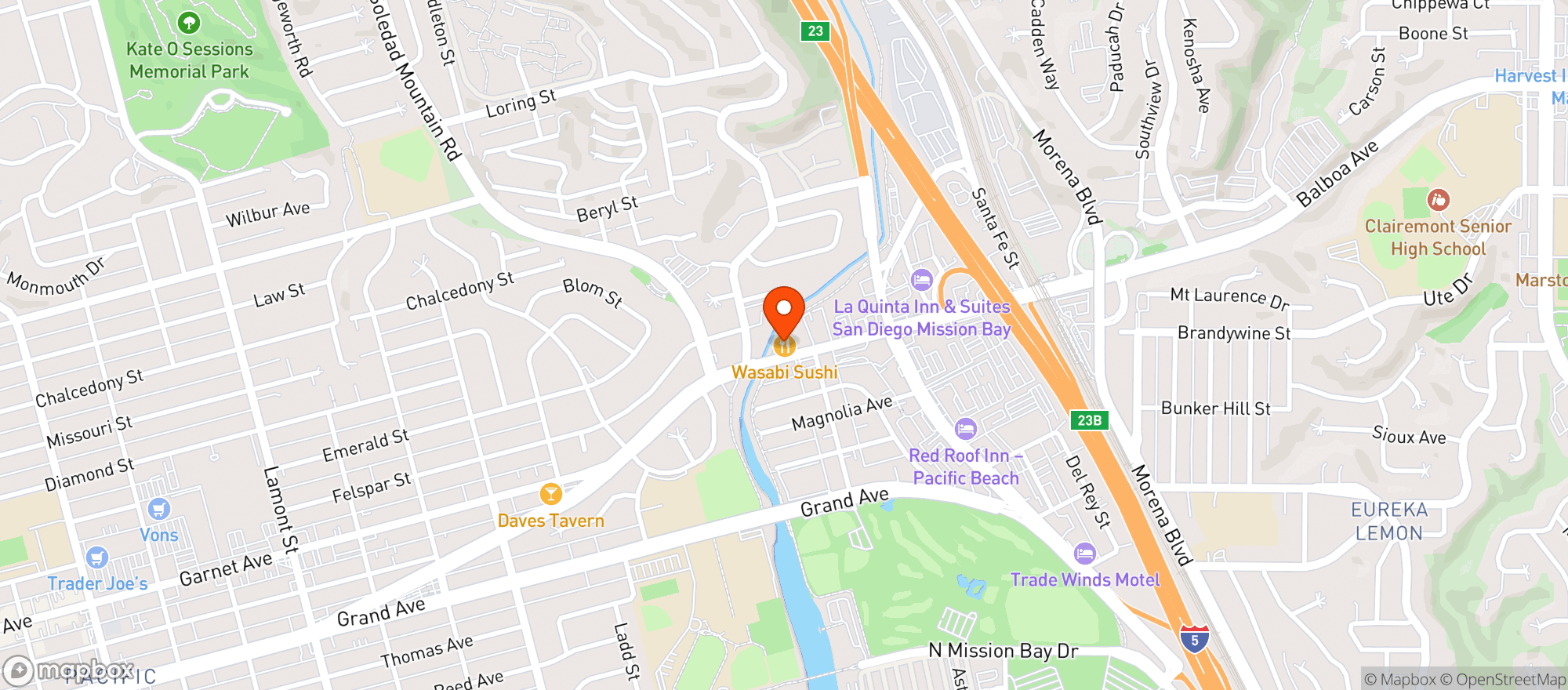 Map showing Food City Liquor