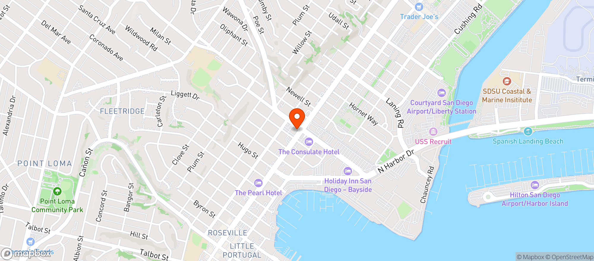 Map showing Ralphs