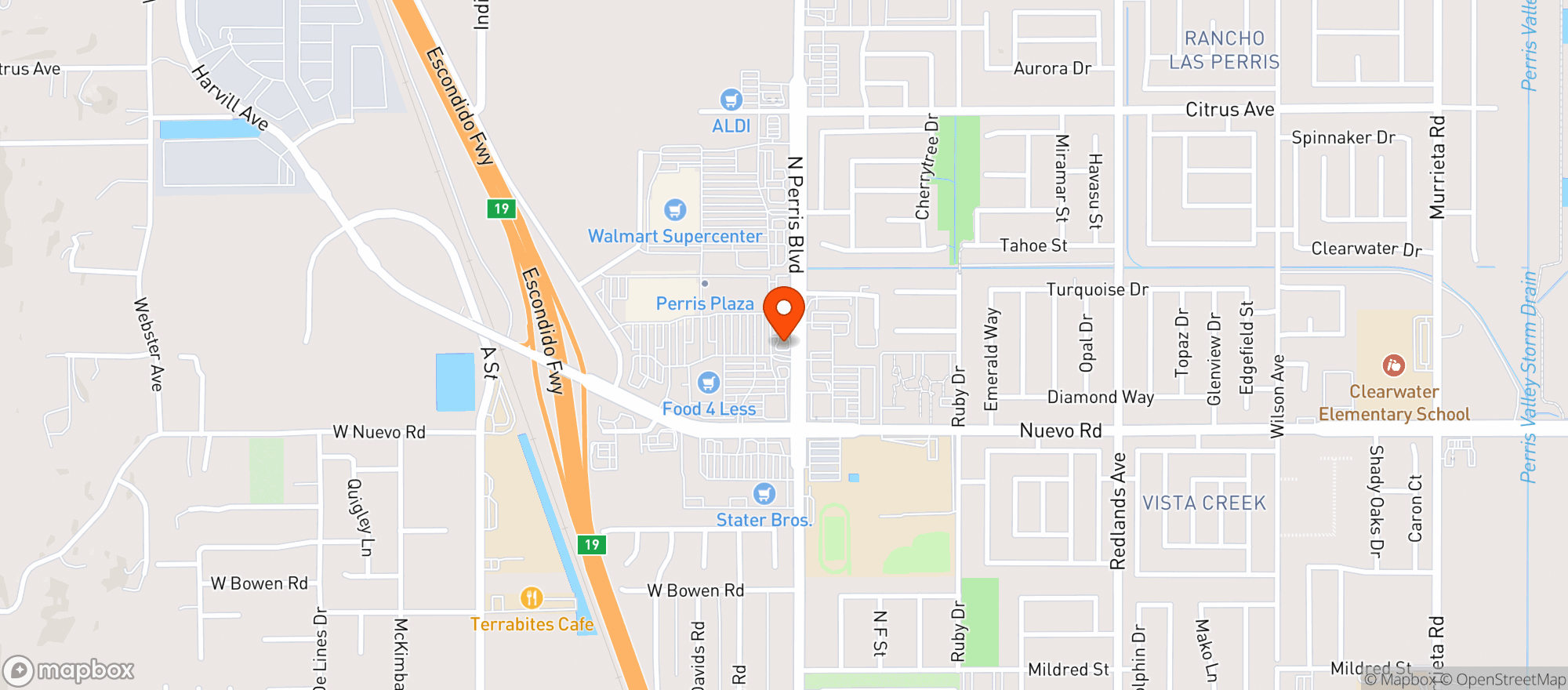 Map showing Gnc
