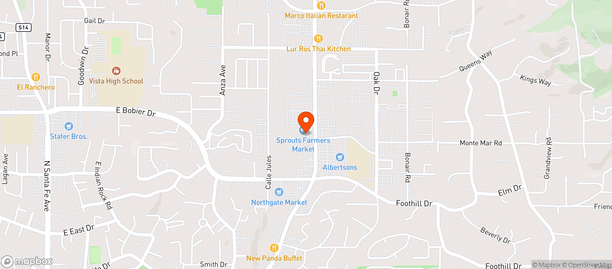 Map showing SPROUTS FARMERS MARKET