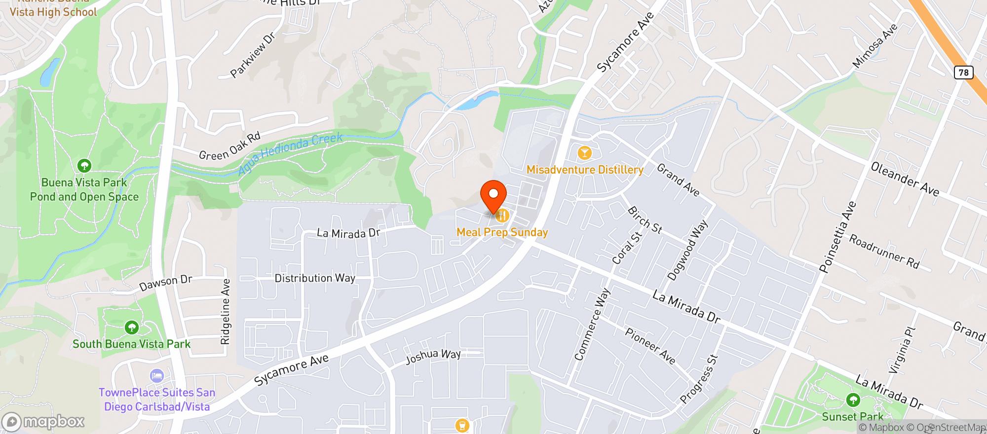 Map showing Coastal Wellness 2