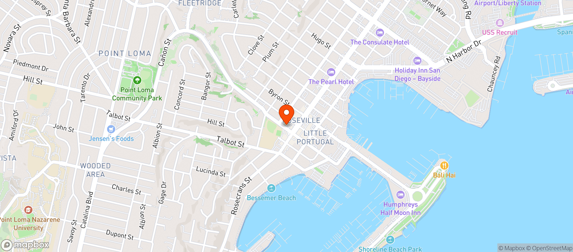 Map showing En Concordia