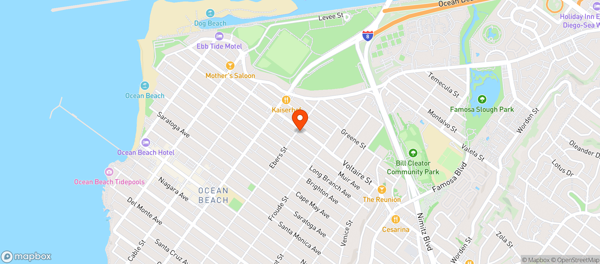 Map showing Abc Liquor